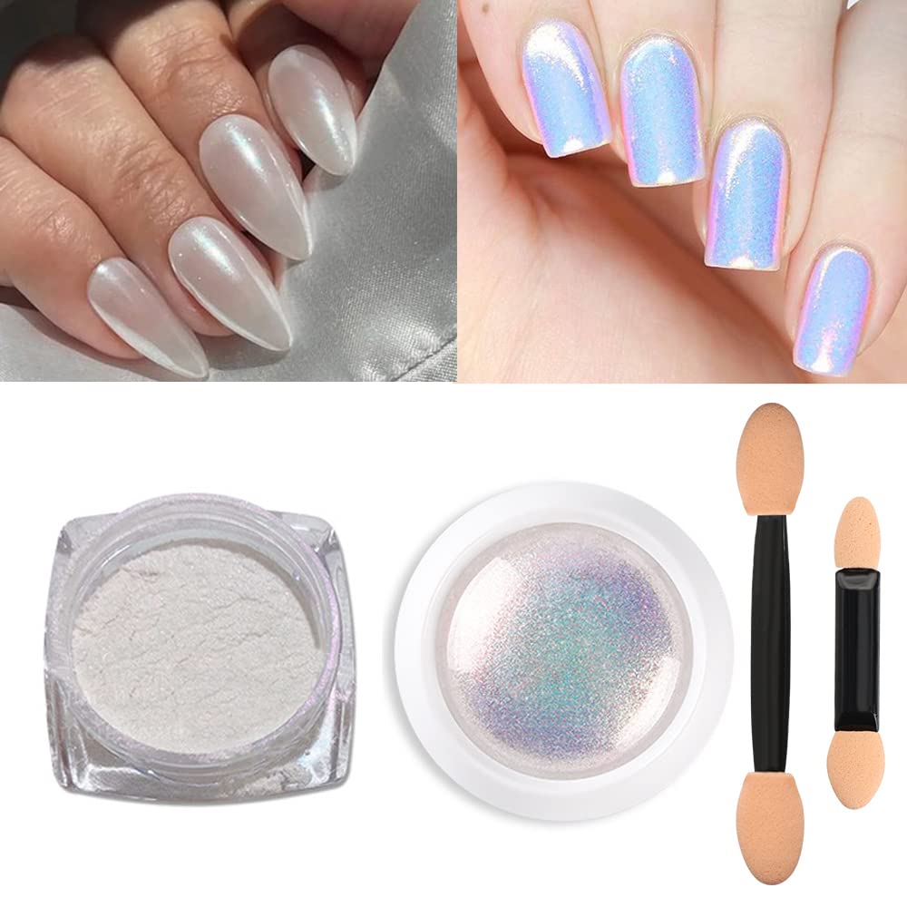 Chromatic Pearl Nails: The Opalescent Glazed Donut Update We Needed This  Summer