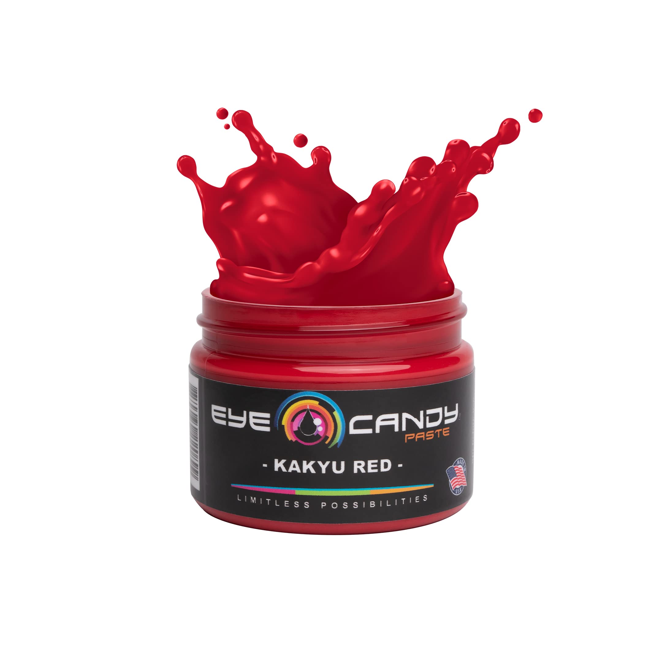 Eye Candy Red Resin Pigment Paste Kakyu Red (2 oz Paste / 4 oz Jar), Epoxy  Resin Art Paste