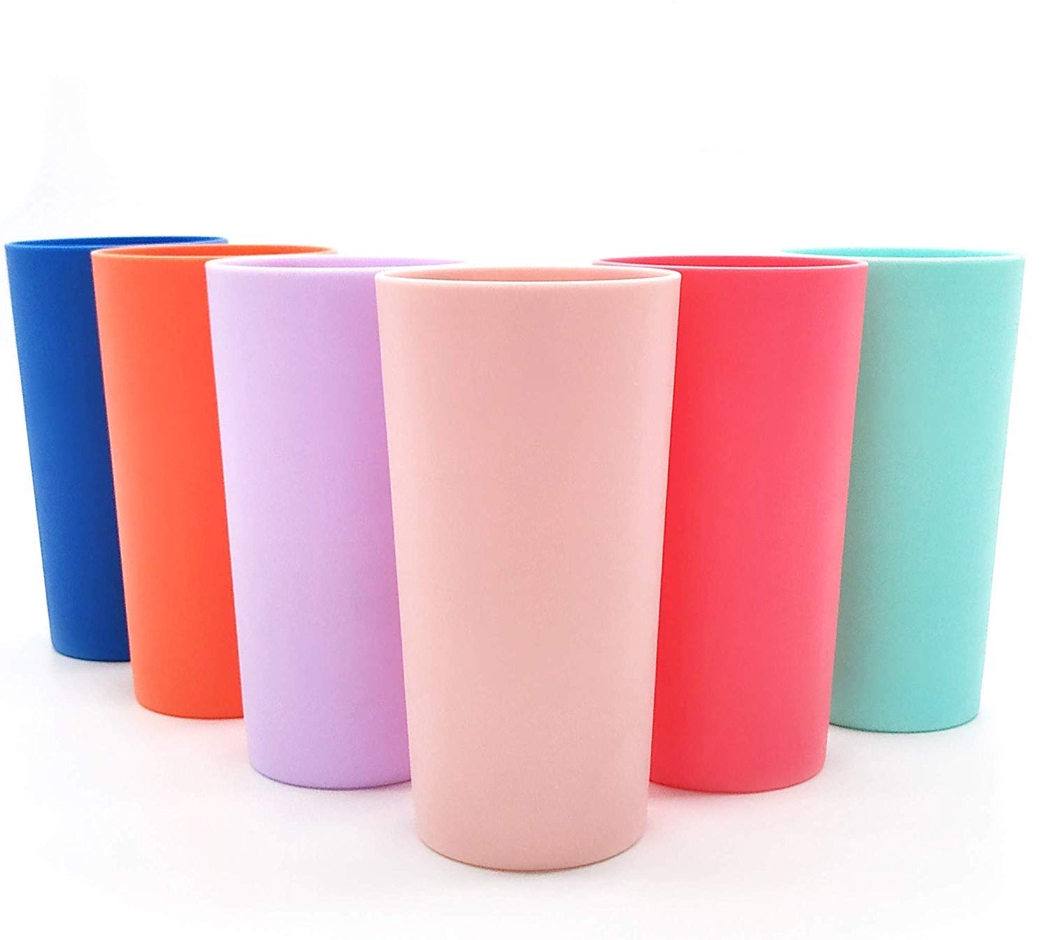 Acrylic Drinking Glasses Set Reusable Drink Tumblers Unbreakable