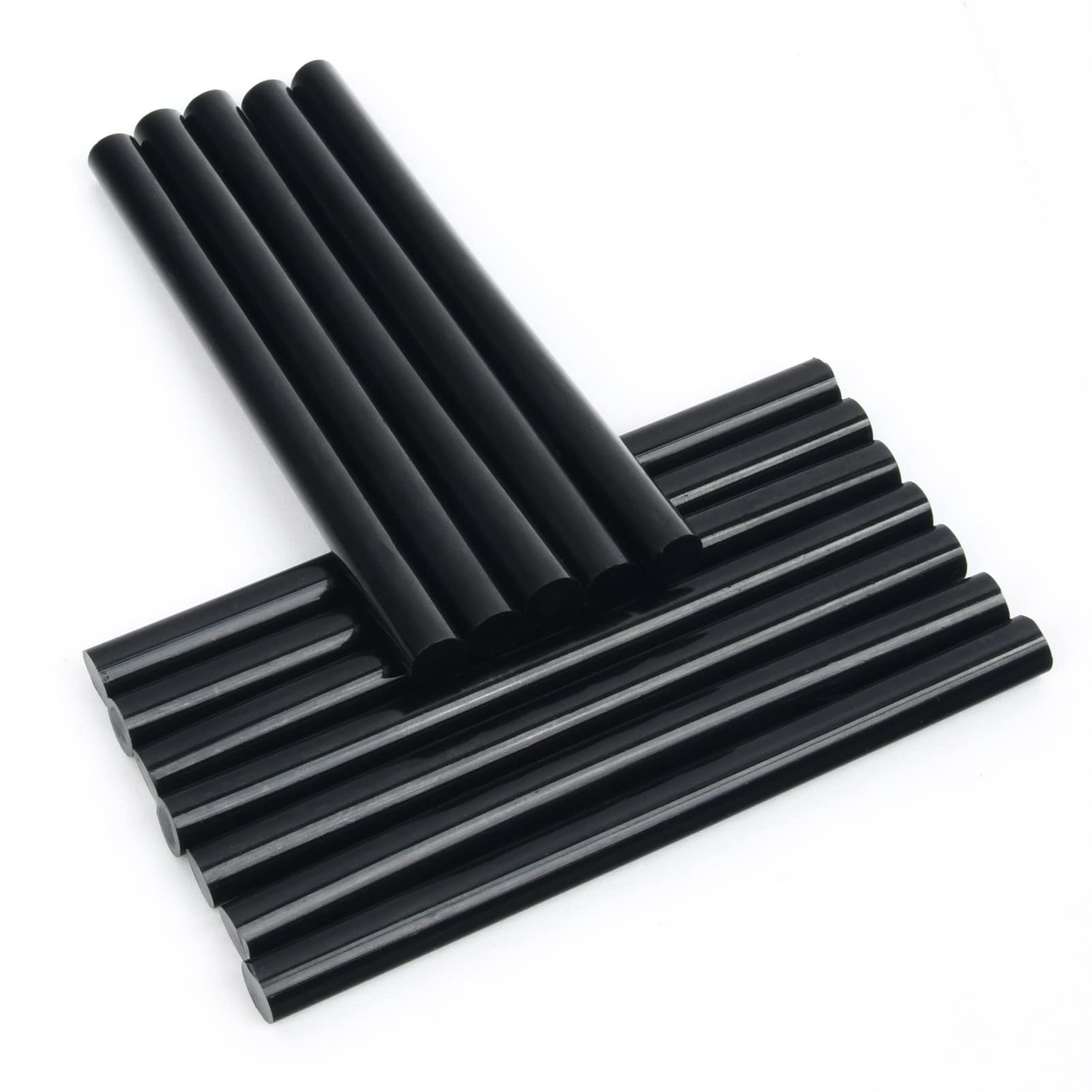 Pack Of 20 Black 11mmx270mm Hot Melt Glue Sticks Strips Melting Adhesive  For Han