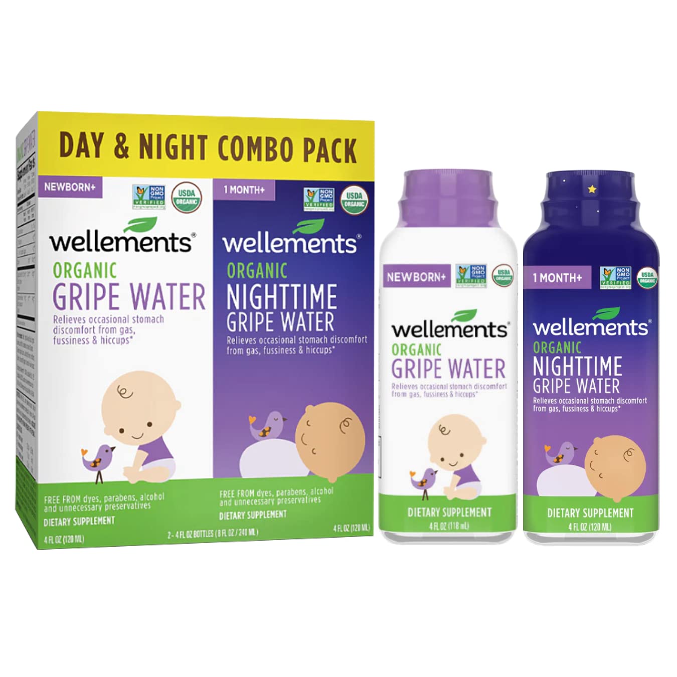 Wellements Gripe Water for Colic 4 fl. oz.