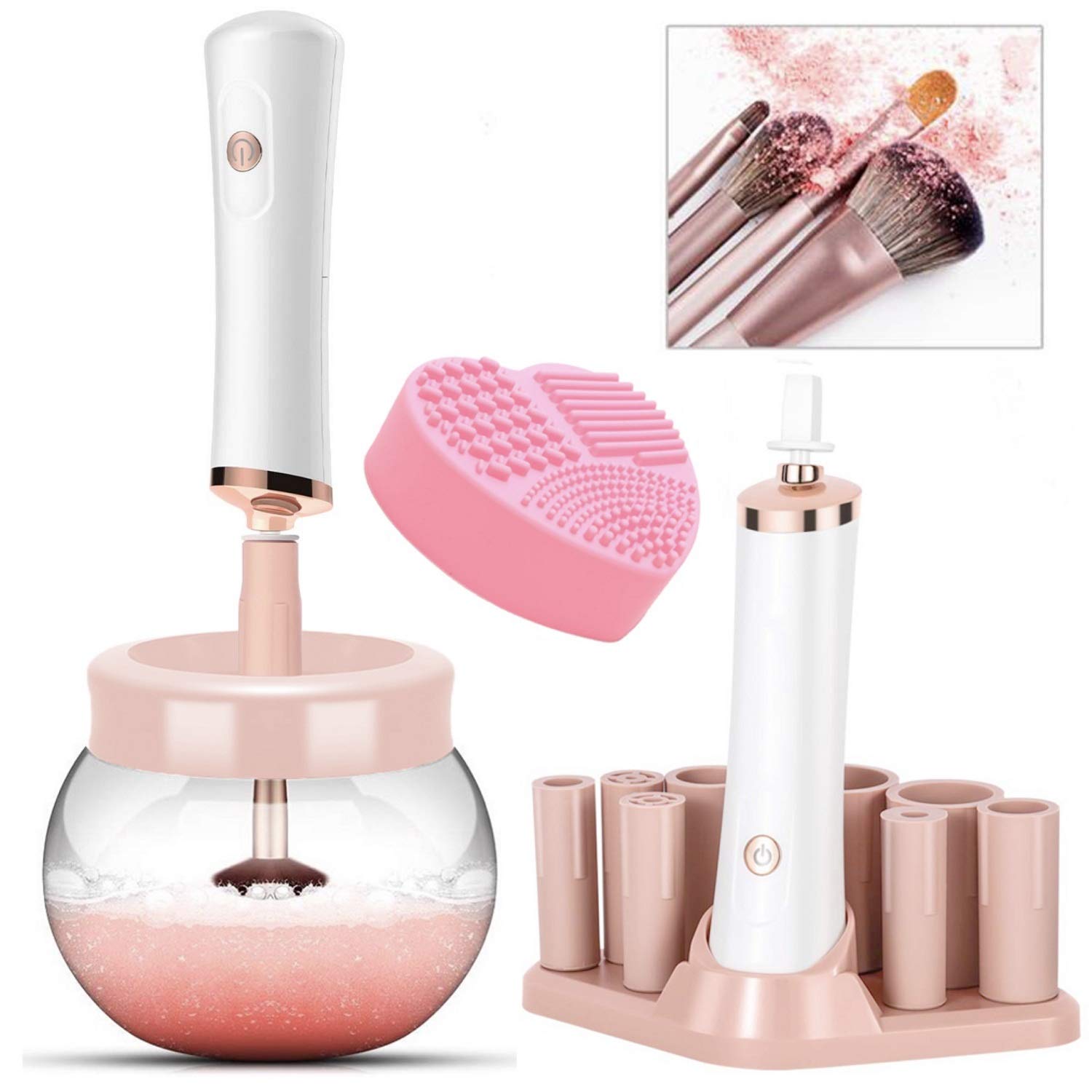Makeup Brush Cleaner and Dryer Machine, YOYEWA Electric Cosmetic