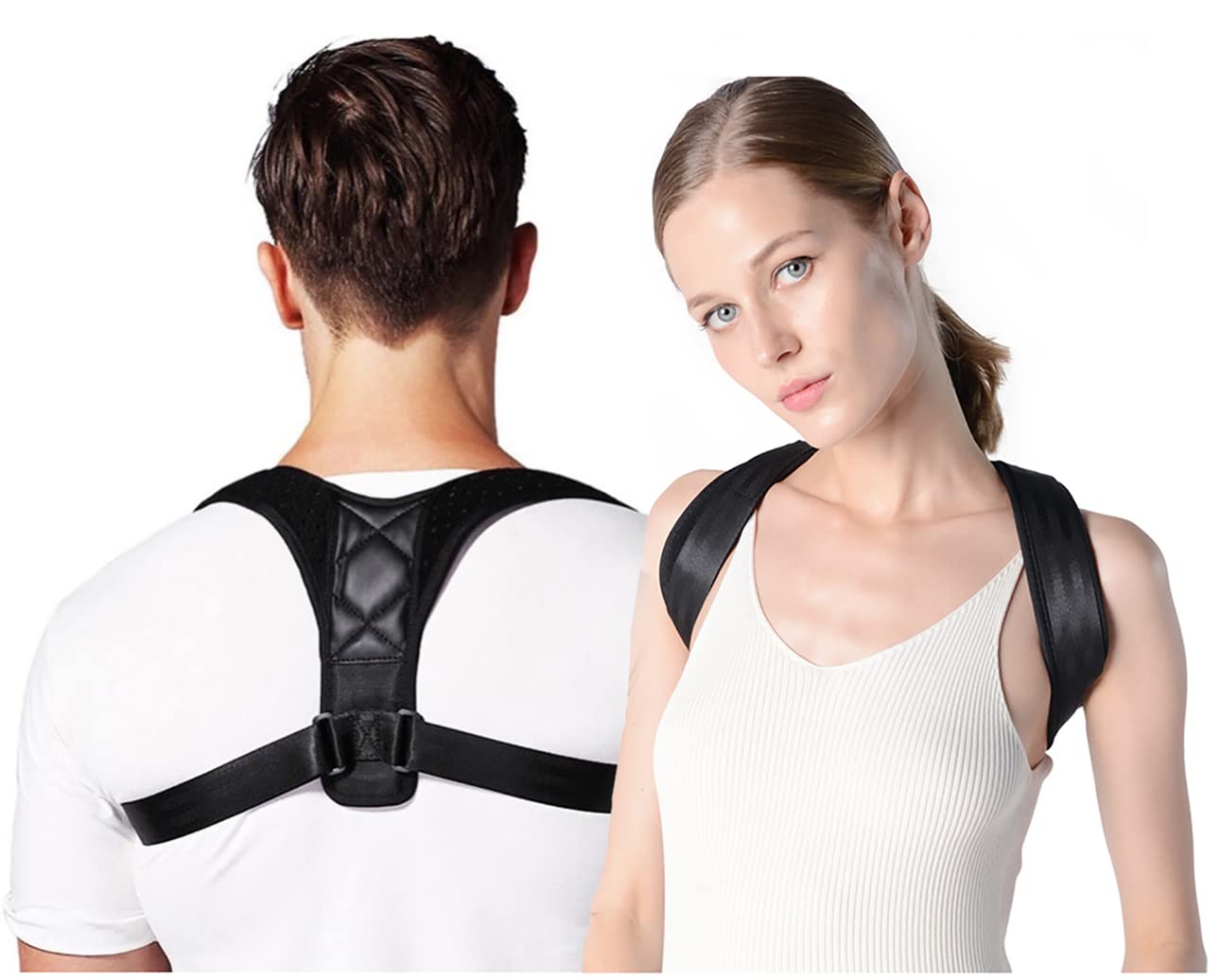 Posture Corrector Upper Back Brace Shoulder Back Support Brace Pain Relief  Belt for Women Men Back Braces Spine Straightener Breathable