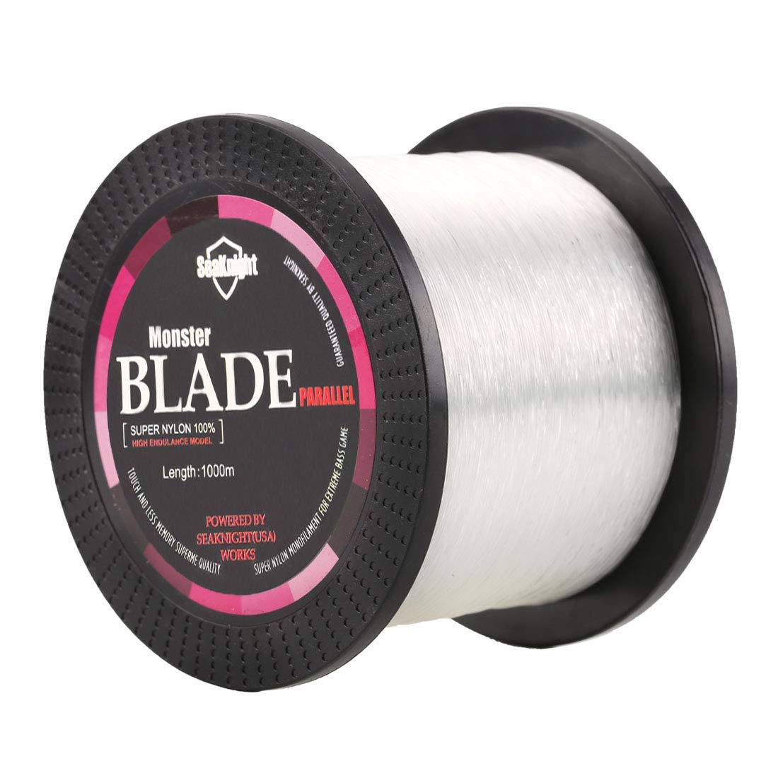 Seaknight Blade Nylon Fishing Line 500M/1000M Japanese Material Monofilament  Line Sea Fishing 2-35LB White 12LB/5.44KG/0.29mm/1000m/1094yds