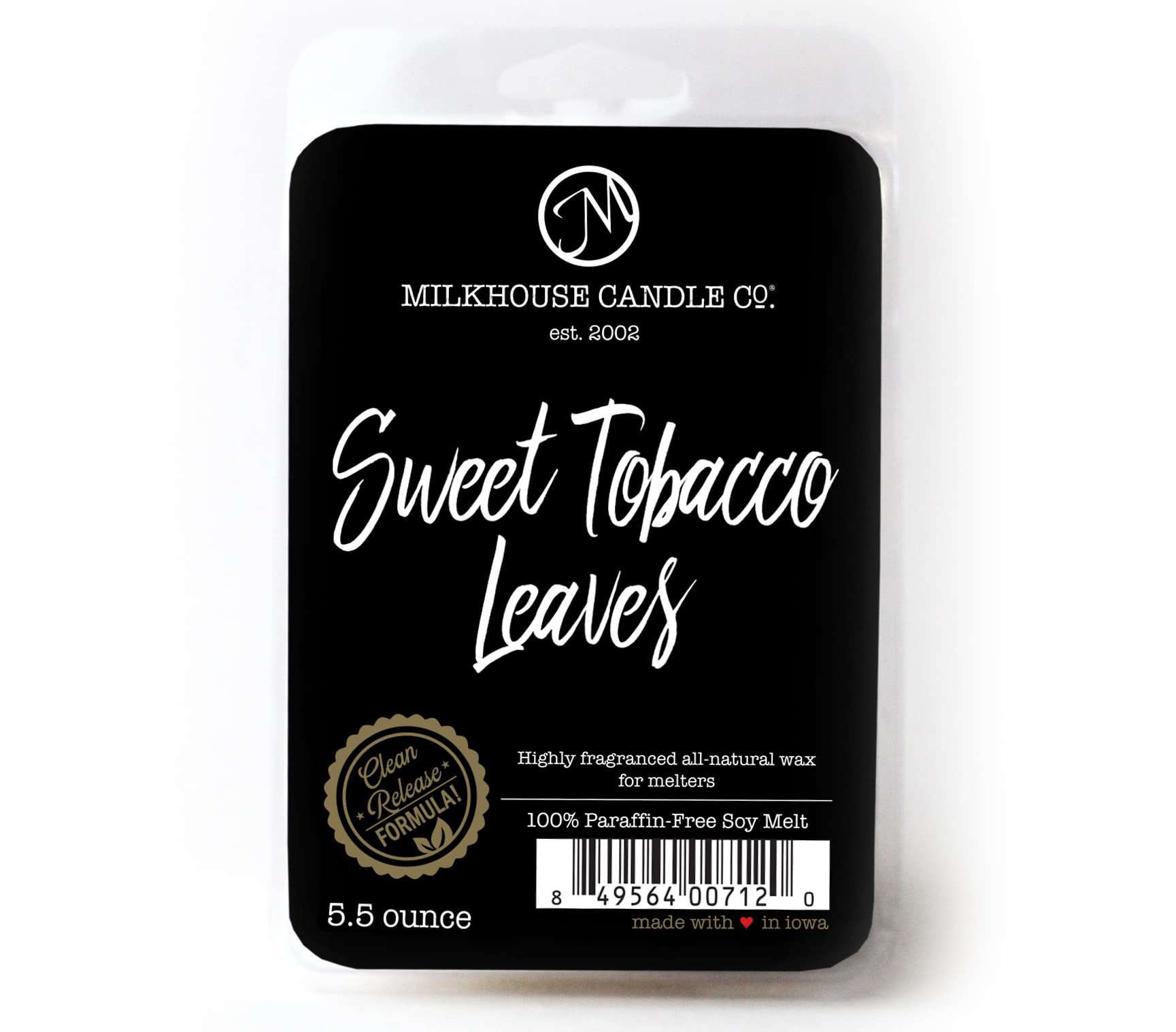 Milkhouse Candle Company, Sweet Tobacco Leaves, Creamery