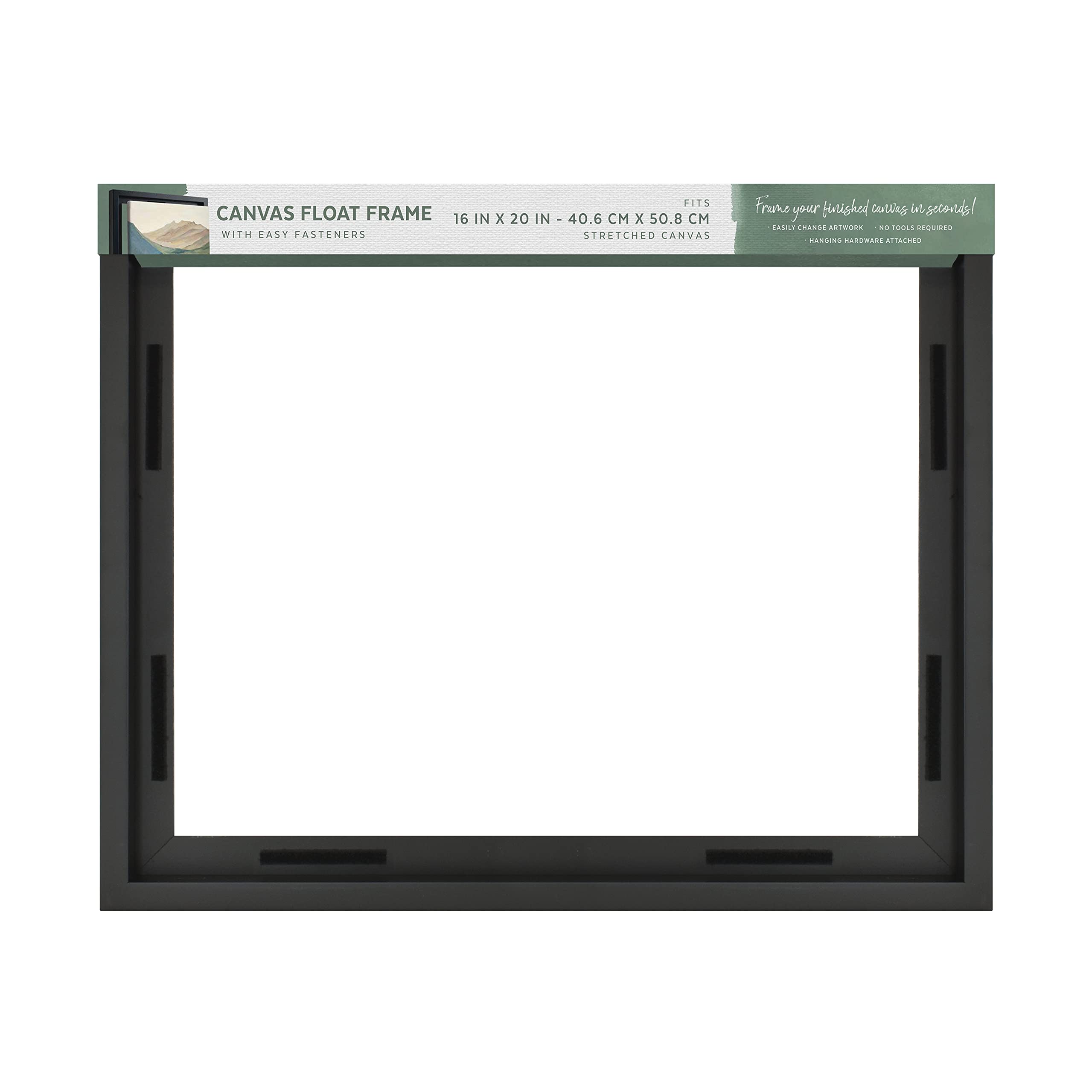 MCS Canvas Float Black Frame 16x20