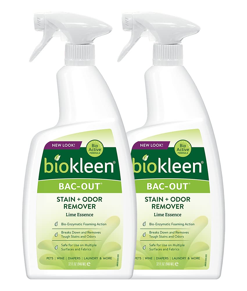 Biokleen Bac Out Stain Remover for Clothes - Natural with Live Enzyme  Cultures, 