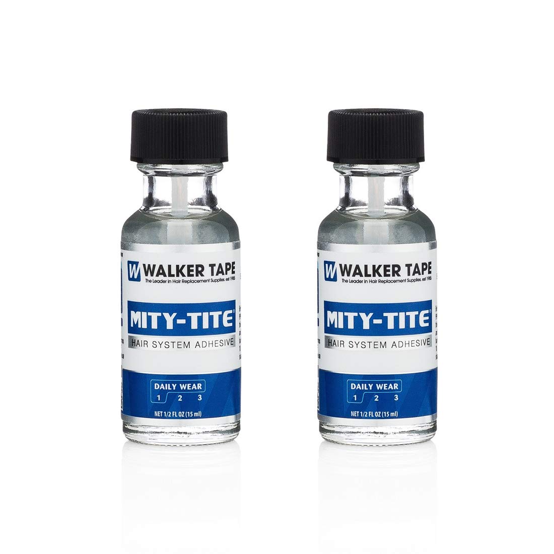 Walker Tape Mity-Tite Brush-on 0.5oz Liquid Adhesive (2-Pack)