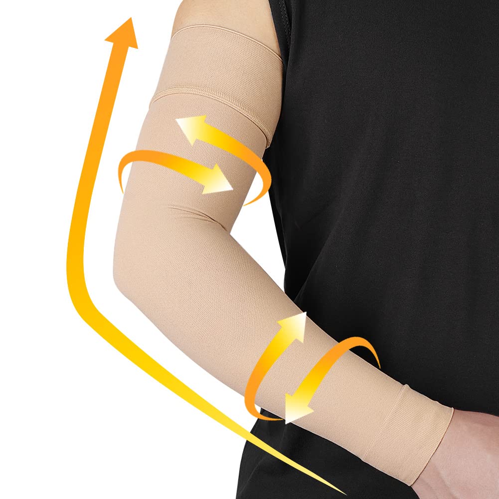 Beister Medical Compression Arm Sleeve for Men Women, 20-30 mmhg