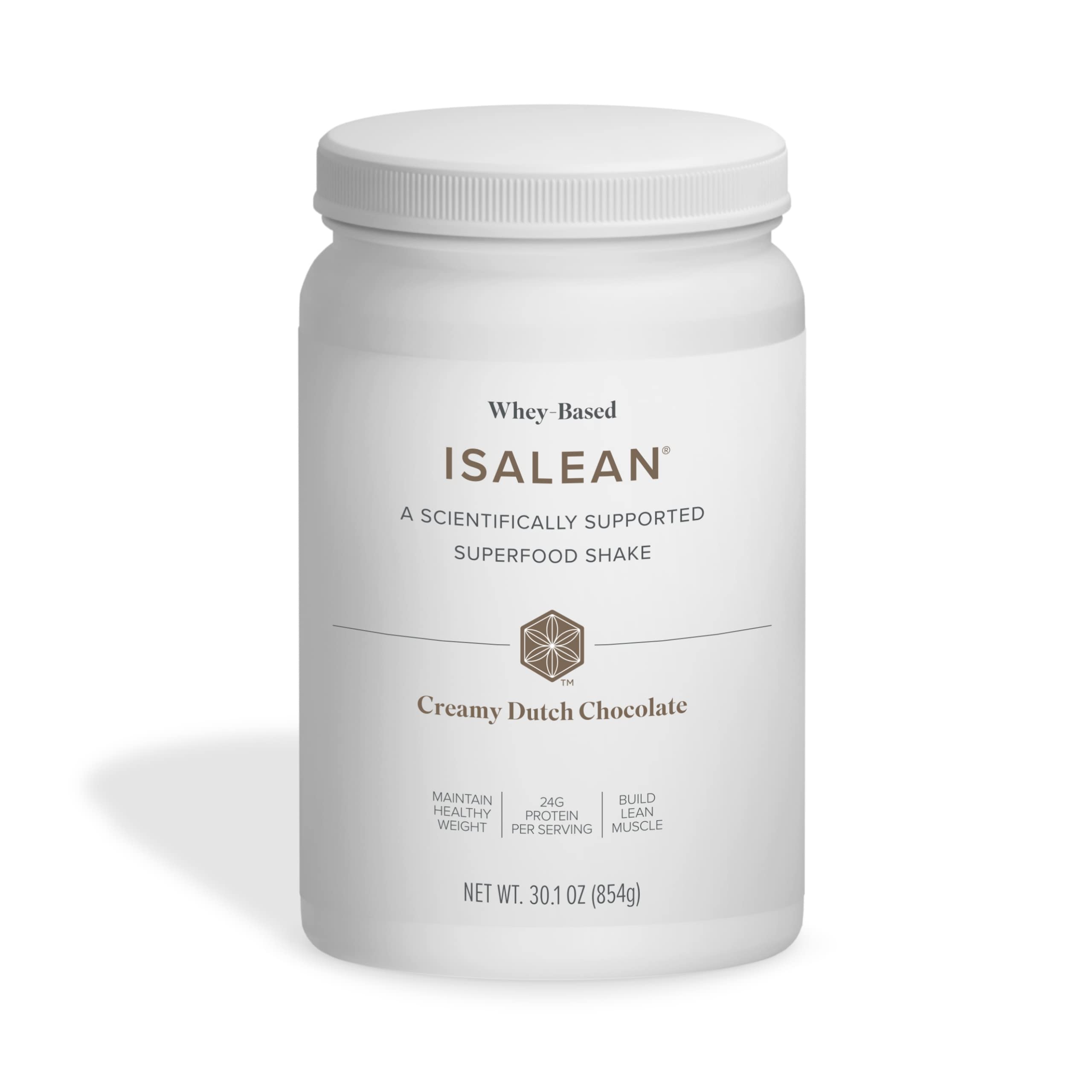 Isagenix IsaLean Shake - Complete Superfood Meal Replacement Drink Mix for  Maintaining Healthy Weight and Lean Muscle Growth - 854 Grams - 14 Meal  Canister (Creamy Dutch Chocolate Flavor)