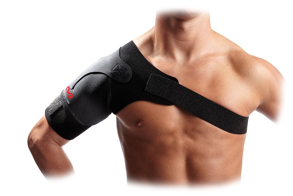 McDavid Shoulder Support Brace. Rotator Cuff Brace for Pain Relief Rehab.  Thermal Compression Therapy Sleeve Wrap. Adjustable Strap Sling. For  Arthritis Bursitis Tendonitis Arm AC Joint Injury Clavicle Dislocate