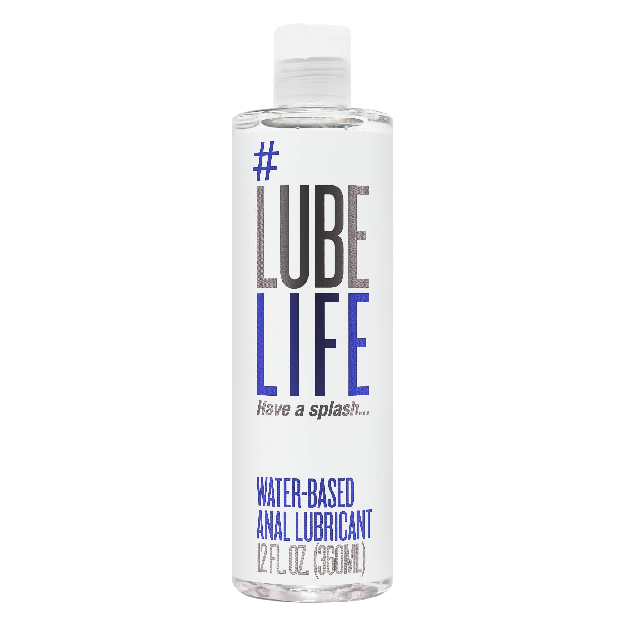 LubeLife WaterBased Anal Lubricant 12 fl oz NonStaining Backdoor