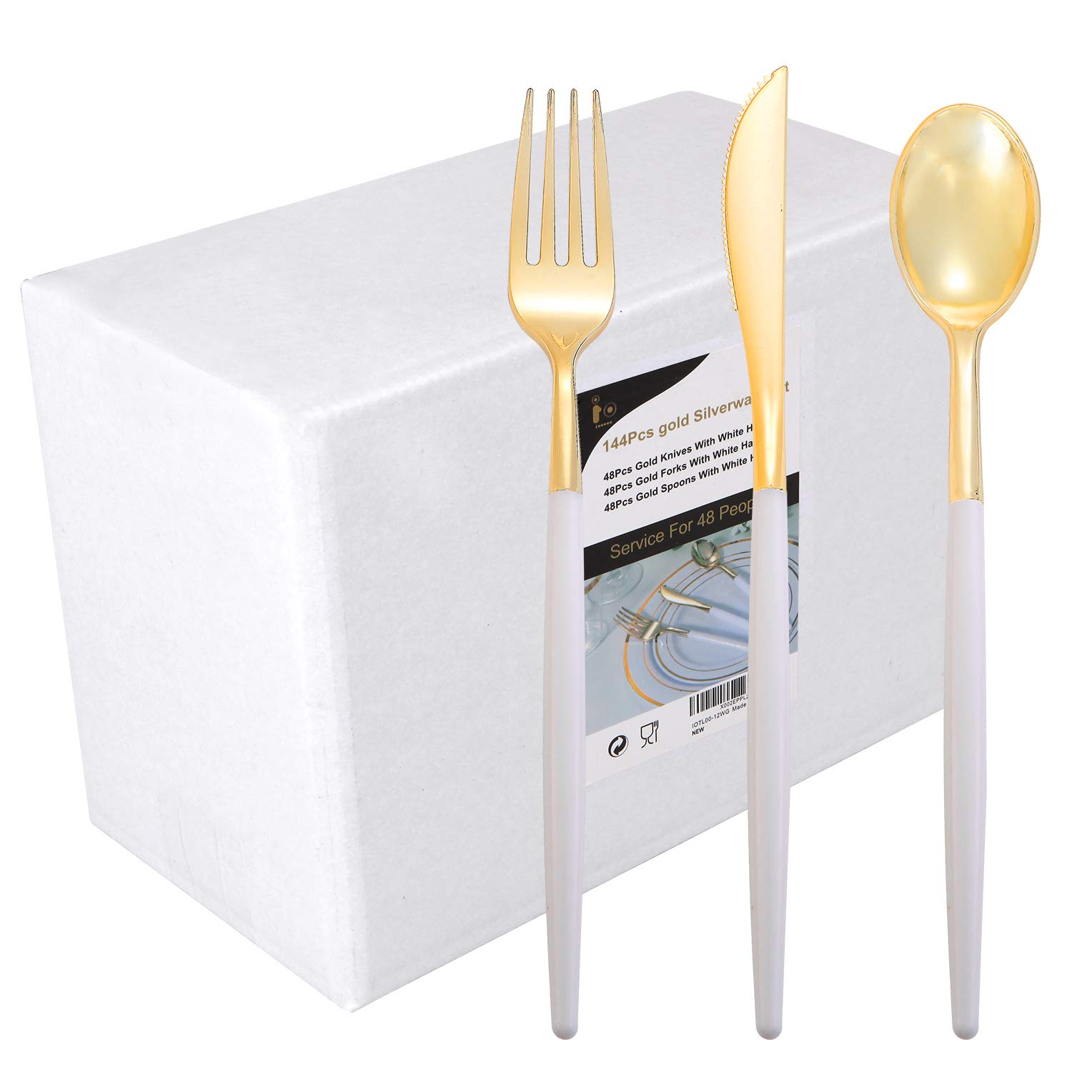 White Silverware & Flatware