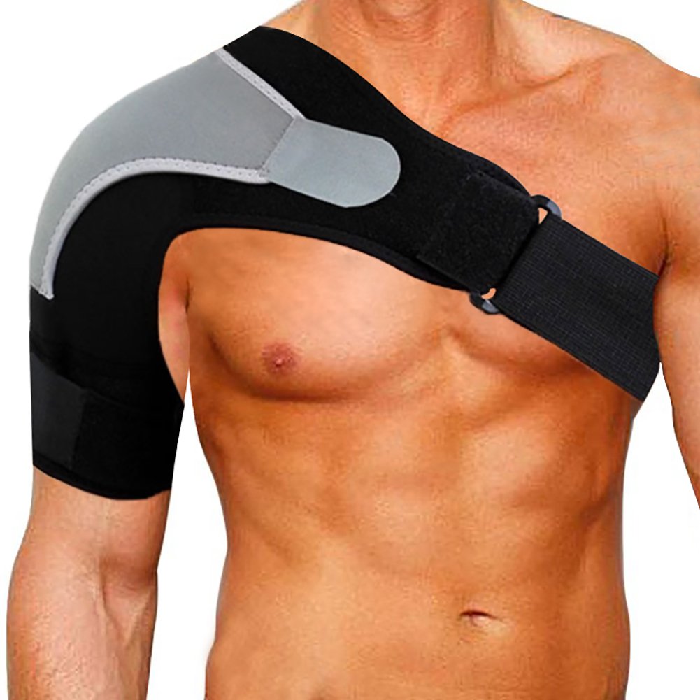 Shoulder Stability Brace Adjustable Shoulder Brace Support with Pressure  Pad, Light Breathable Neoprene Rotator Cuff Shoulder