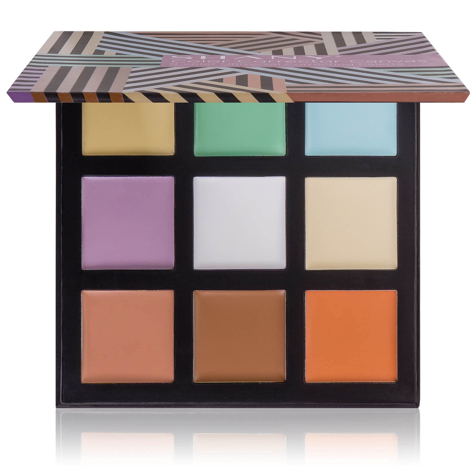 SHANY Color Corrector Canvas - 9-Color Universal Concealer Palette with  Lightweight Correcting and Contouring Cream Shades for Blemishes and  Discoloration