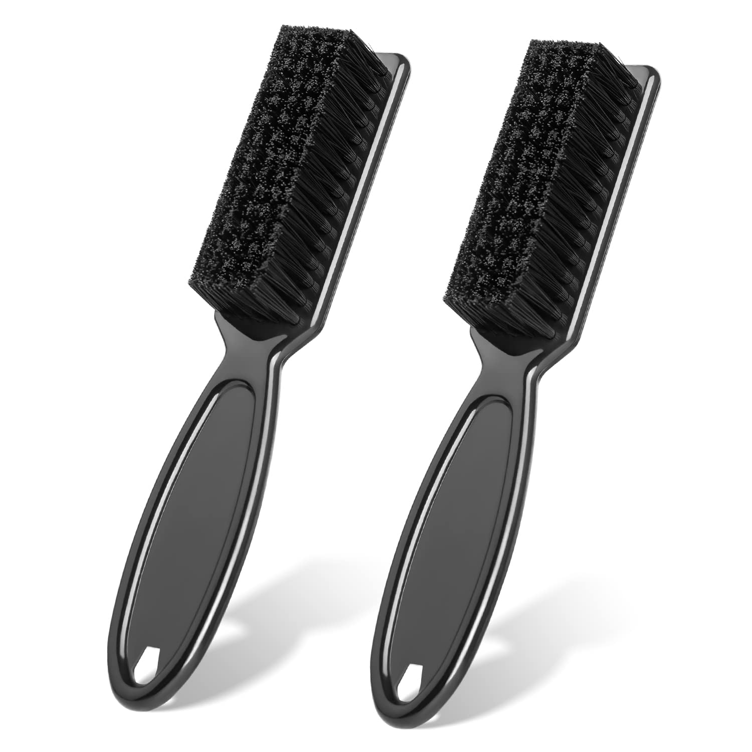 Blade Clipper Cleaning Brush Scrub Brush Barber Blade Cleaning Clipper  Nylon Brush Tool, 12 Pieces( 