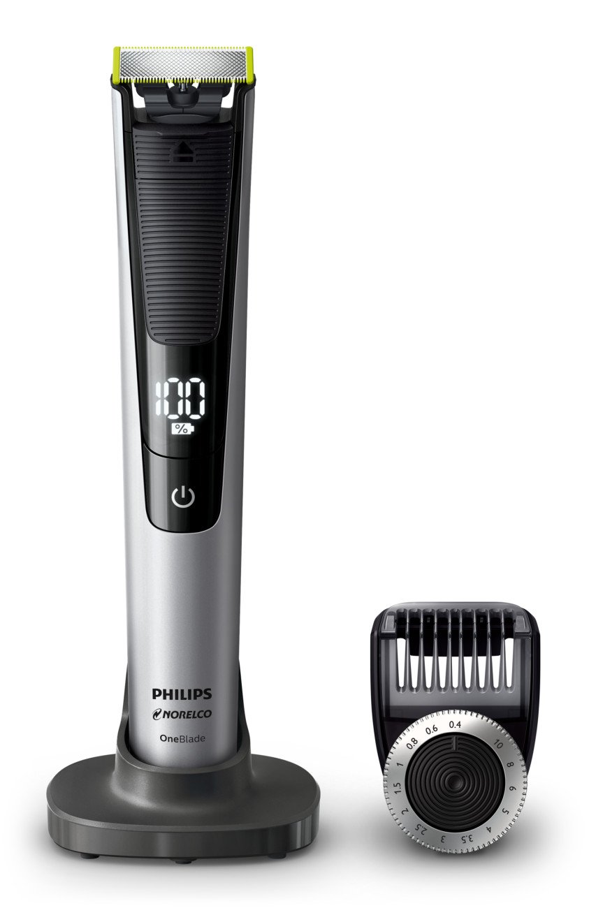 Philips Norelco Oneblade Hybrid Electric Trimmer and Shaver, Rechargeable,  Black QP2520/70