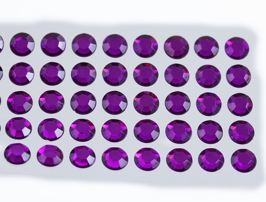 Recollections Adhesive Purple Rhinestone Bling Stickers