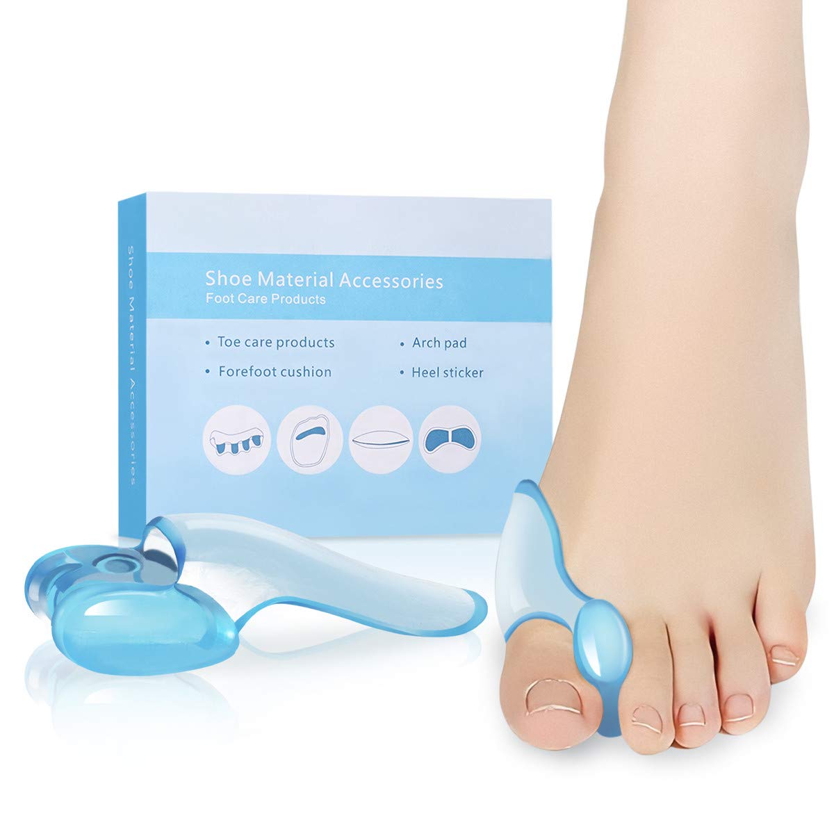 Pumoes Toes Bunion Cushion Bunion Corrector Big Toe Separator Pain ...