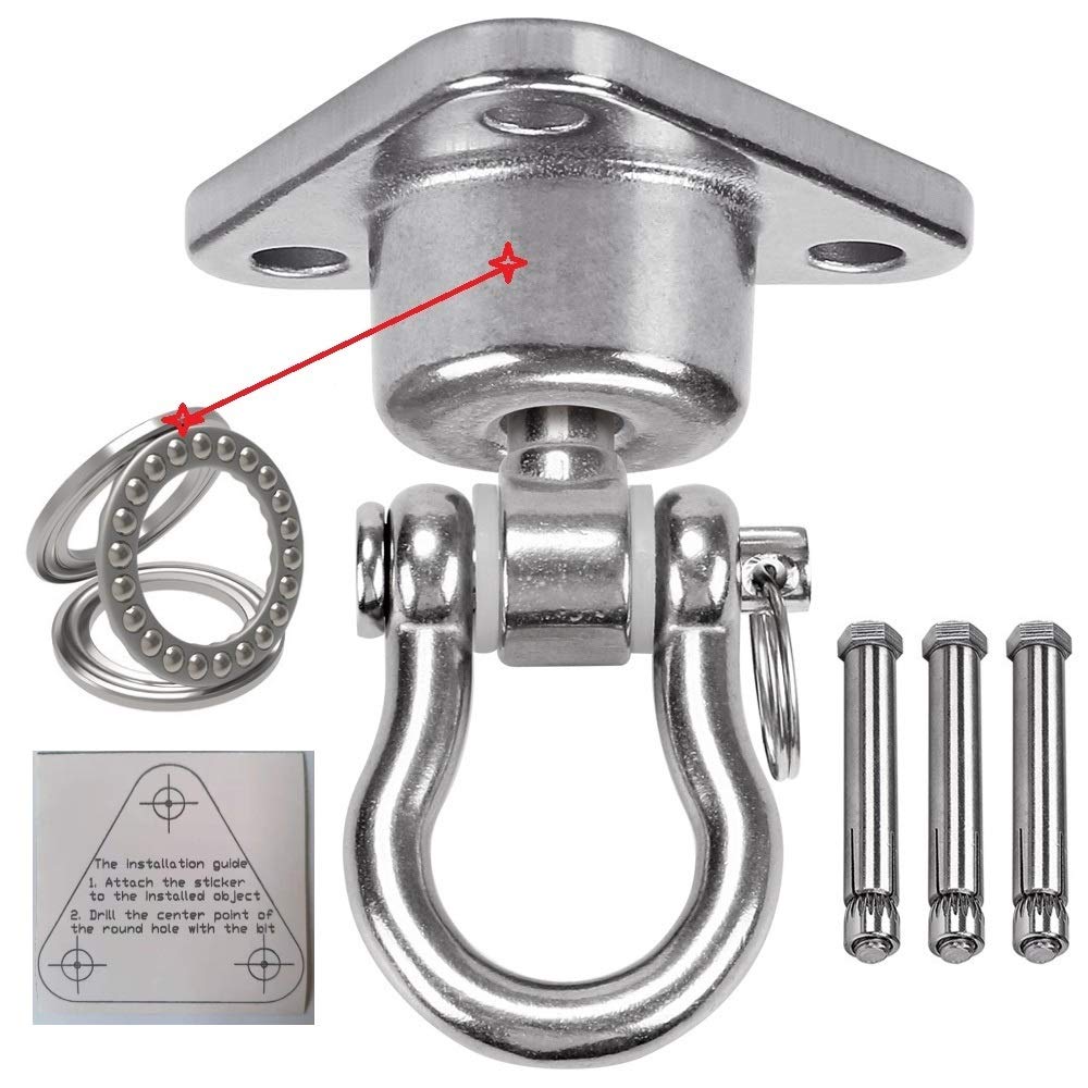Dakzhou Stainless Steel Hanger with Smooth Swing Bearings, Heavy