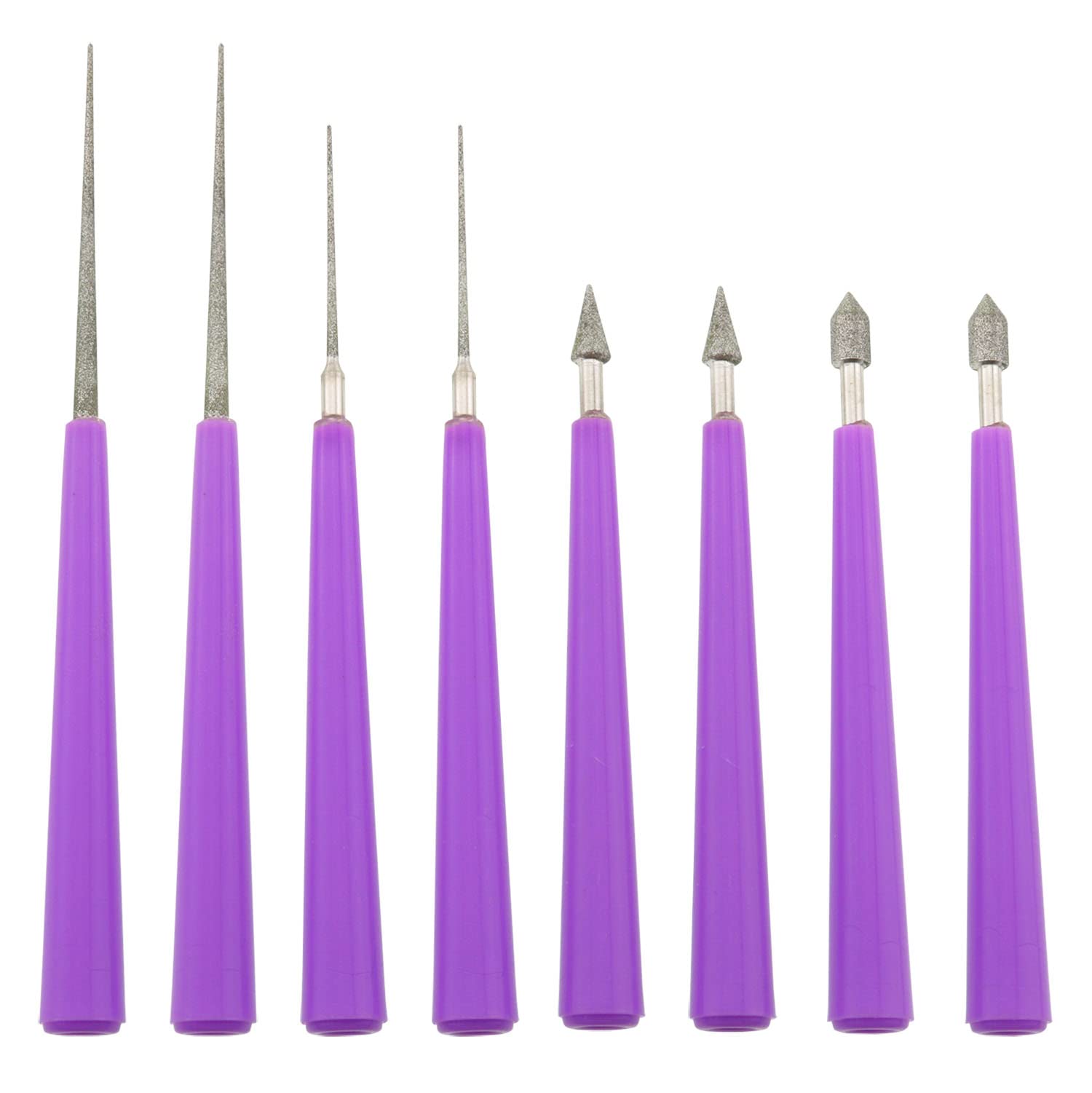 Diamond Tipped Bead Reamer CSNSD 2 Sets Beading Hole Enlarger Tool for DIY Jewelry  Making Bead Reamer Set