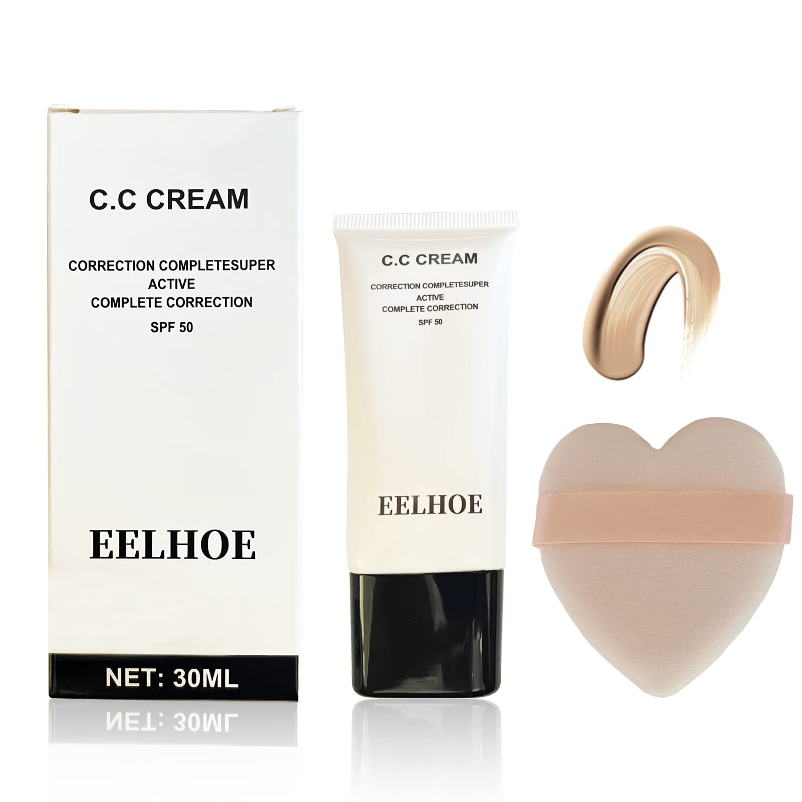 QETTLY CC Cream Self Adjusting for Skin Tone Color Correcting