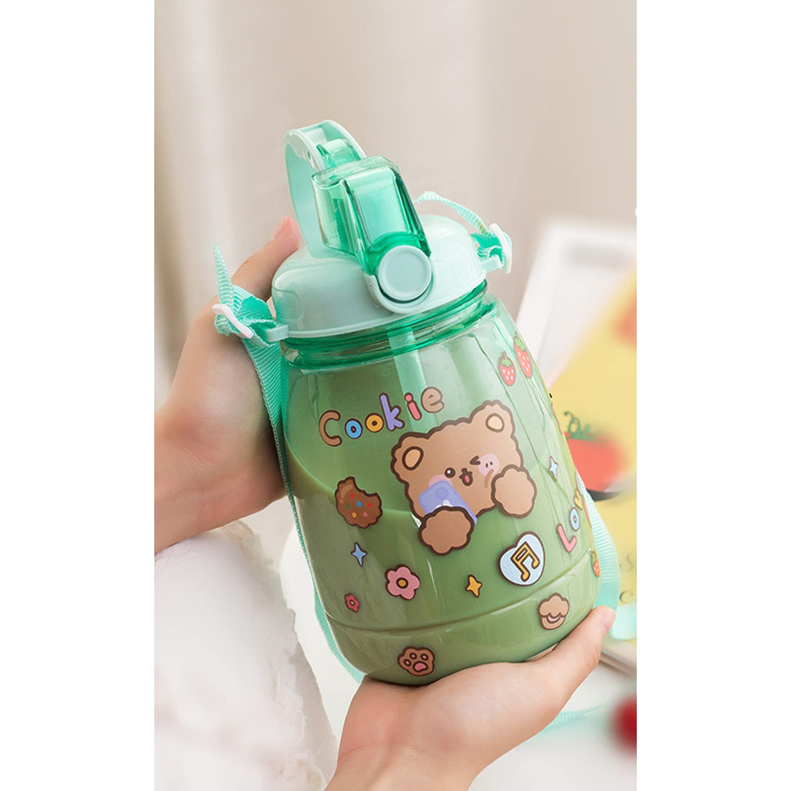 PEXIZUAN Kawaii water bottle big belly cup big water bottle cute