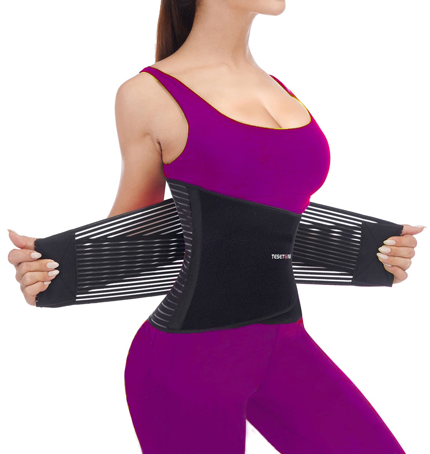 Back Support Brace Belt for Men & Women - Breathable Lumbar Support Belt,  scoliosis back brace, Waist