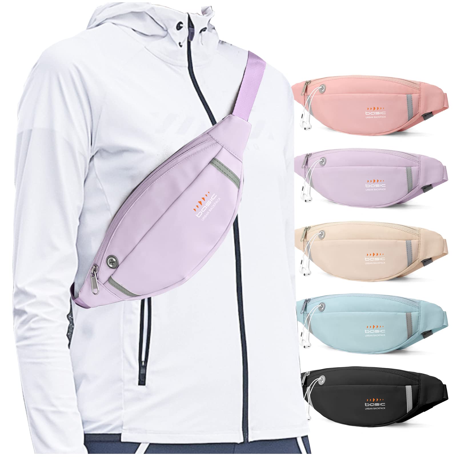 Fanny Packs for Women Fashionable Crossbody Bags Belt bag Multi-color ...