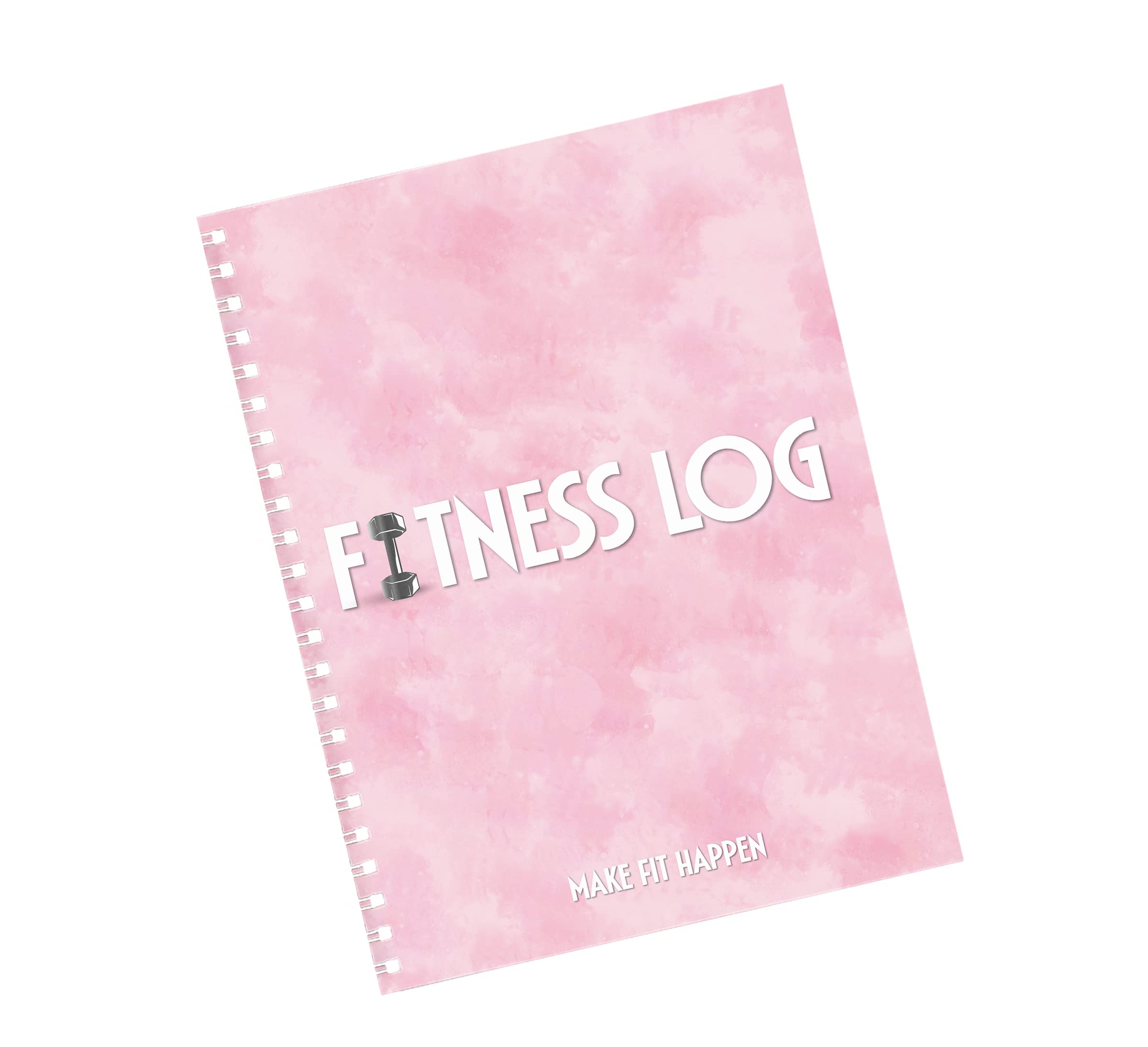 Pink Fitness Journal Workout Book - Fitness Planner - Daily Log