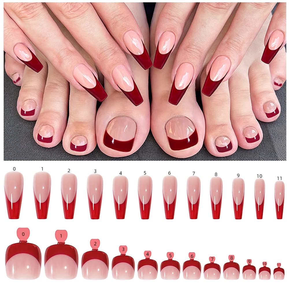 Red Nails On Black White Background Stock Photo 1183951888 | Shutterstock