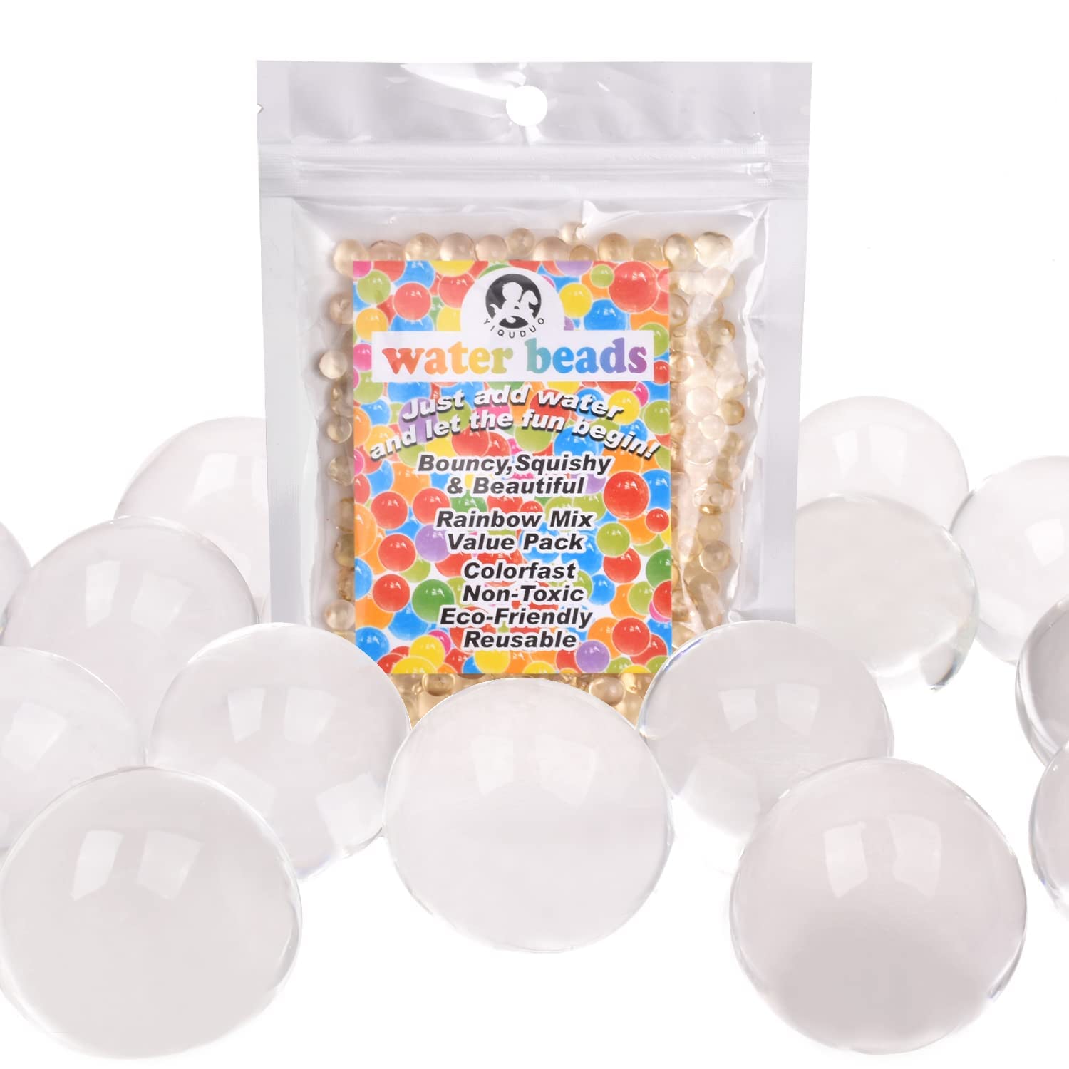 7-8mm Jumbo Water Beads Stress Relief Toy, Vase Filler