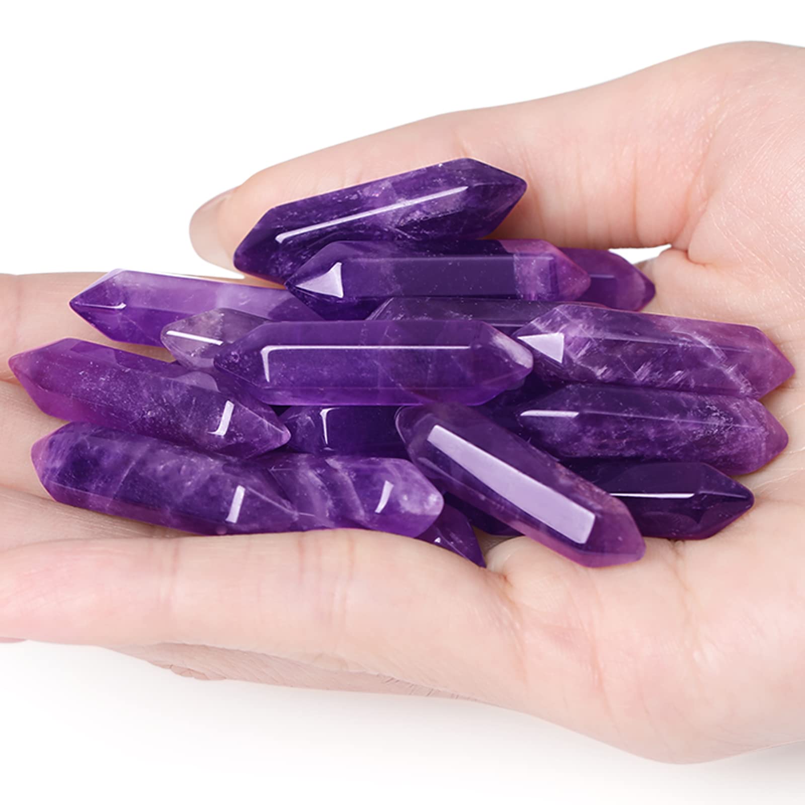 Buy quality Amethyst Tumble stone for spirituality & Meditation