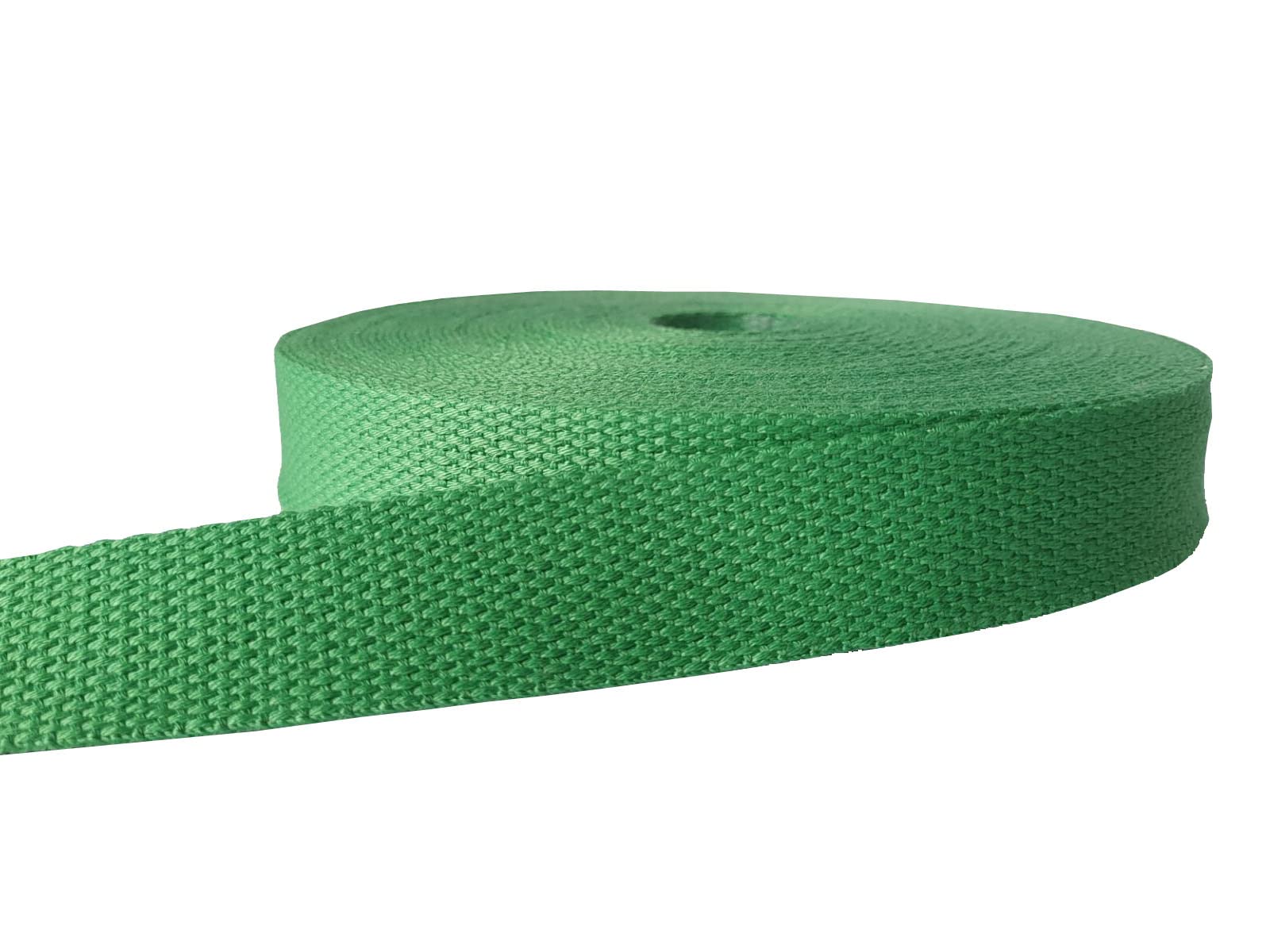 1 Inch Picture Quality Polyester Webbing Green Greens - Strapworks