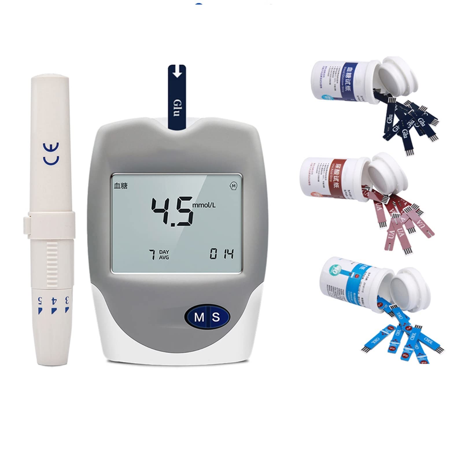 Safe Aq Ug Blood Glucose Meter Uric Acid Test Kit, Diabetes Gout Blood  Glucose Uric Meter with Test Strips - China Blood Glucose Meter, Blood  Glucose Uric Strips