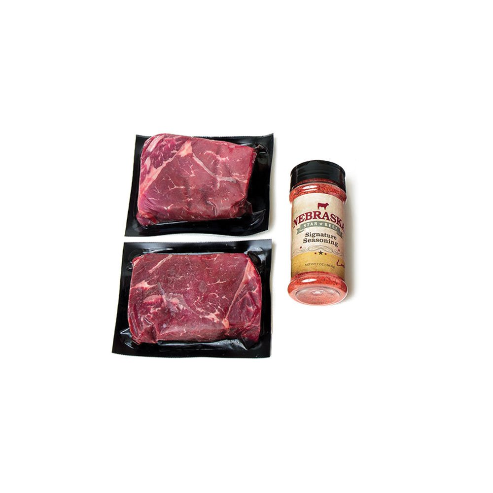 Nebraska Star Beef Aged Angus Top Sirloin, All Natural Hand Cut and Trimmed  with Signature Seasoning, Gourmet Steak Gifts Delivered to Your Door,  Premium Value, 3 Piece Set, 25oz