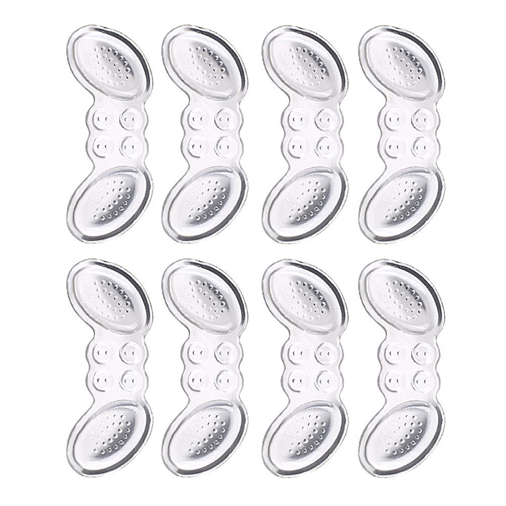 Transparent Stickers Transparent Stickers Transparent Stickers 4 Pairs  Anti- Drop Grips Protector Sticker Heel Pad Care
