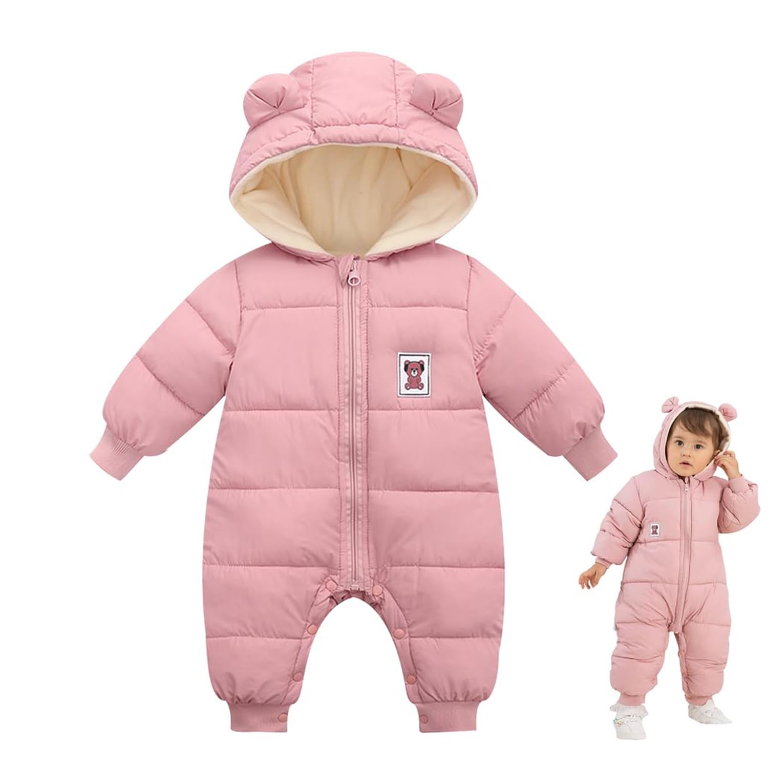 【IONSEOUL】Mink Bear Jumper 4FM142 Mayoral Baby Boy Bear Long Sleeve Knit Jumper, Cream