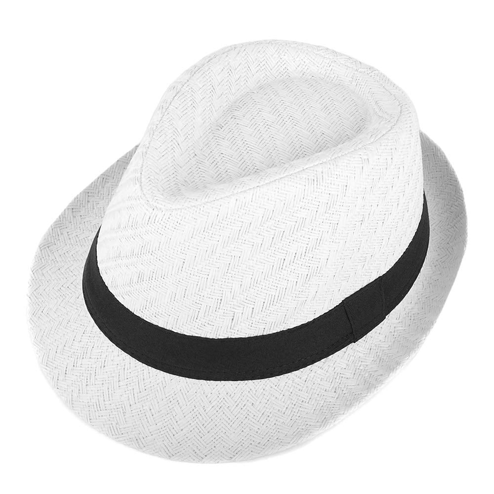 WESTEND Unisex Short Brim Fedora - Hats for Men & Women + Panama