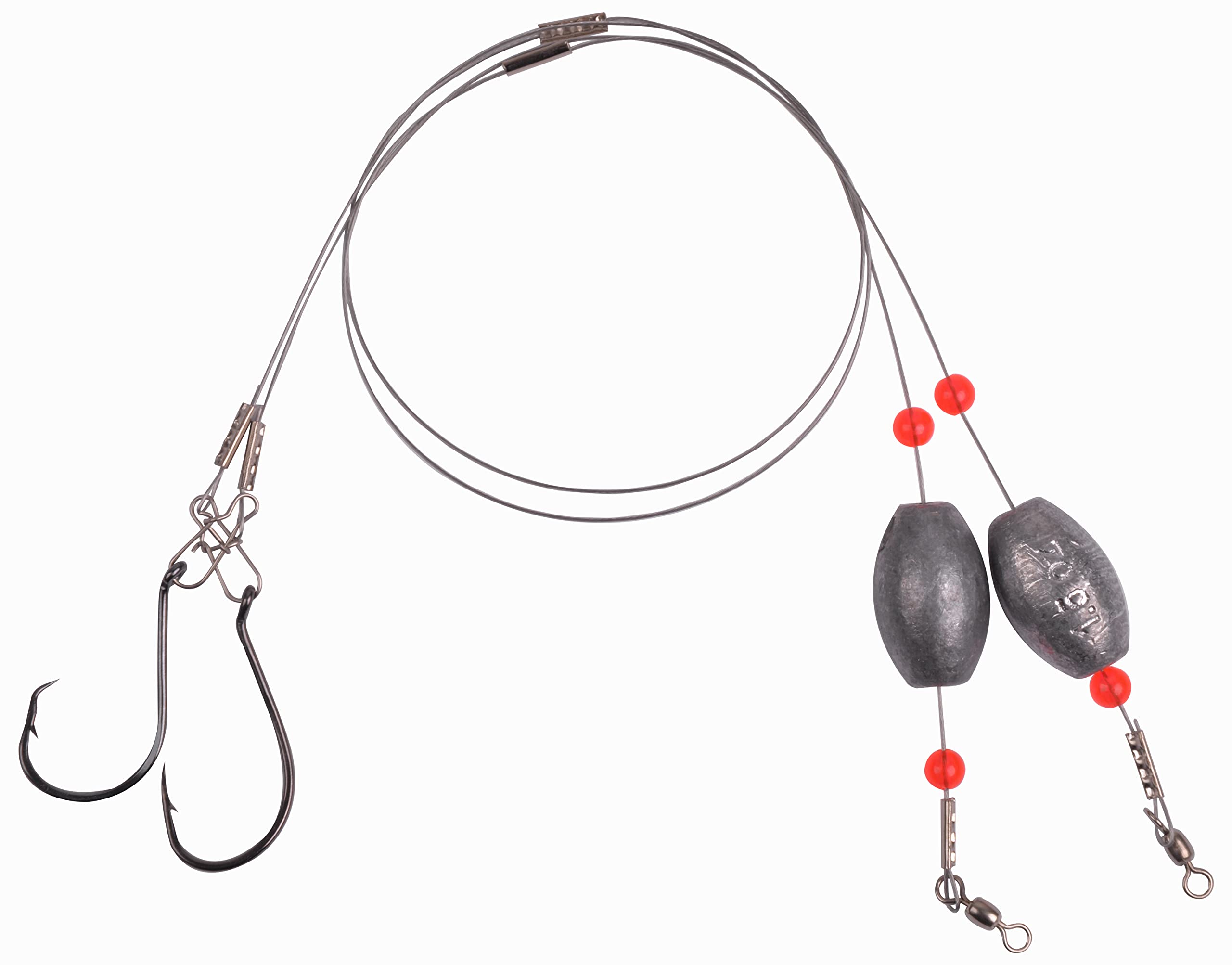 Snook Inlet Rig - Pack of 6 Hi Low Rigs for Fishing Saltwater Rigs - Live  Bait Rigs with Swivel and Egg Sinkers for Snook - Buy Online - 101608462