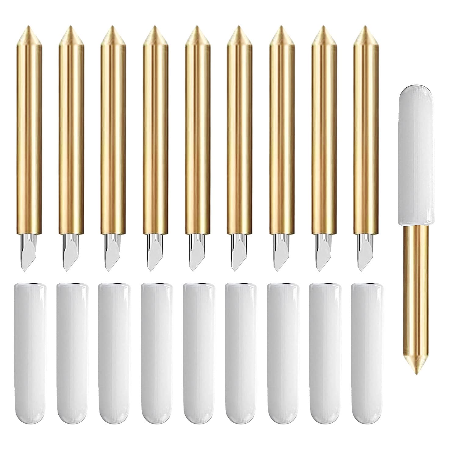 10PCS Premium Fine Point Blade Compatible with Cricut Maker/Maker