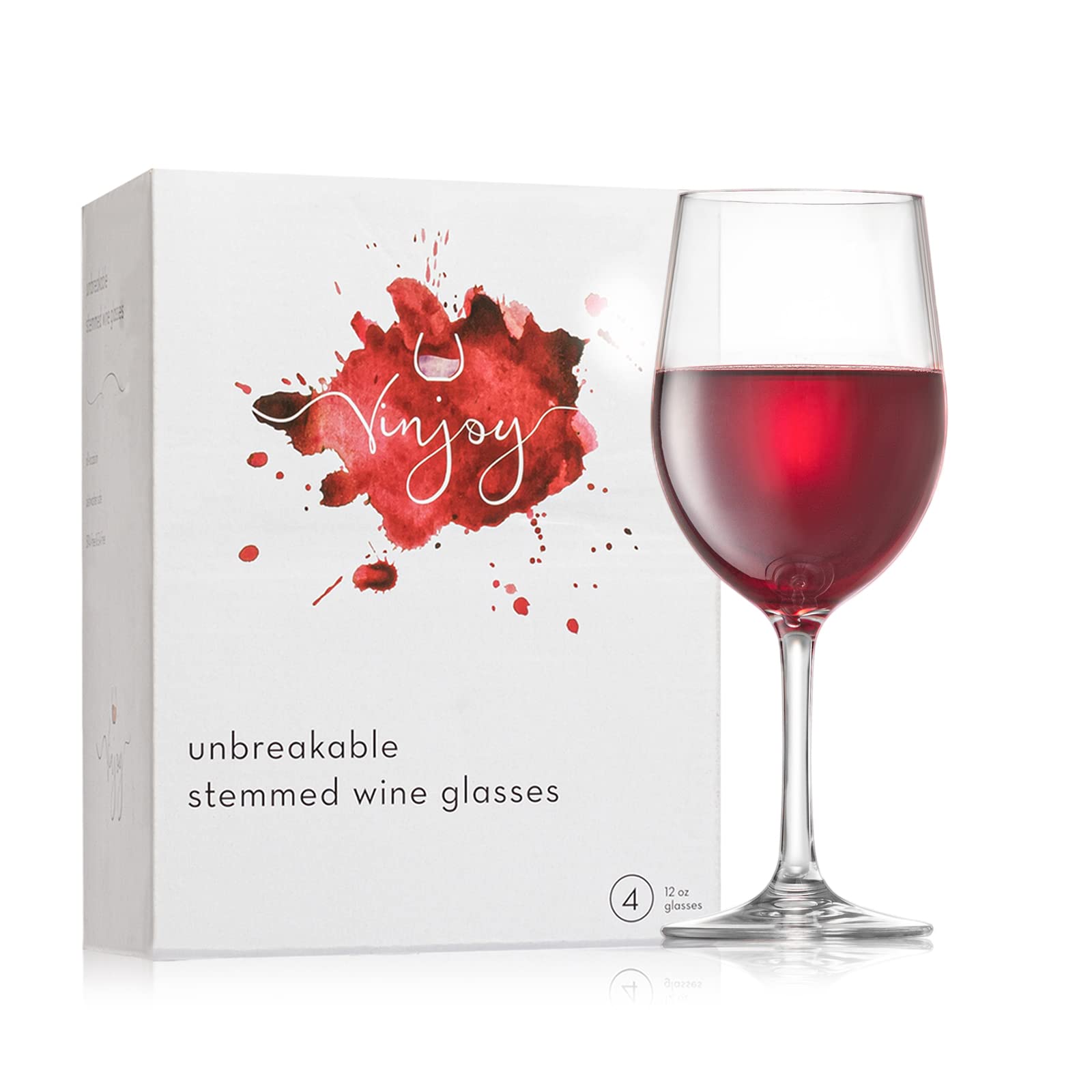 Dropship Swirl Plastic Wine Glasses Set Of 4 (12oz), BPA Free Acrylic Wine  Glass Set, Unbreakable Red Wine Glasses, White Wine Glasses to Sell Online  at a Lower Price