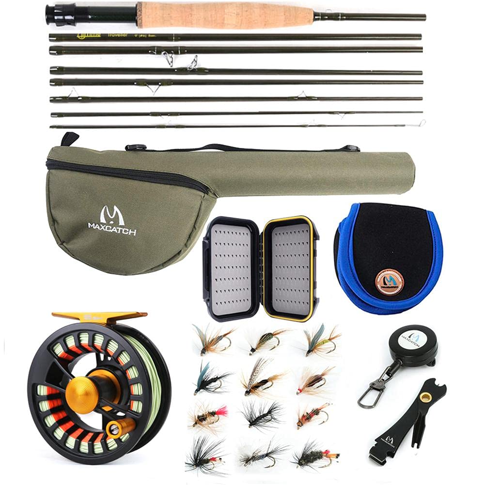 M MAXIMUMCATCH Maxcatch Alltime Travel Fishing Rod-Ultra Compact