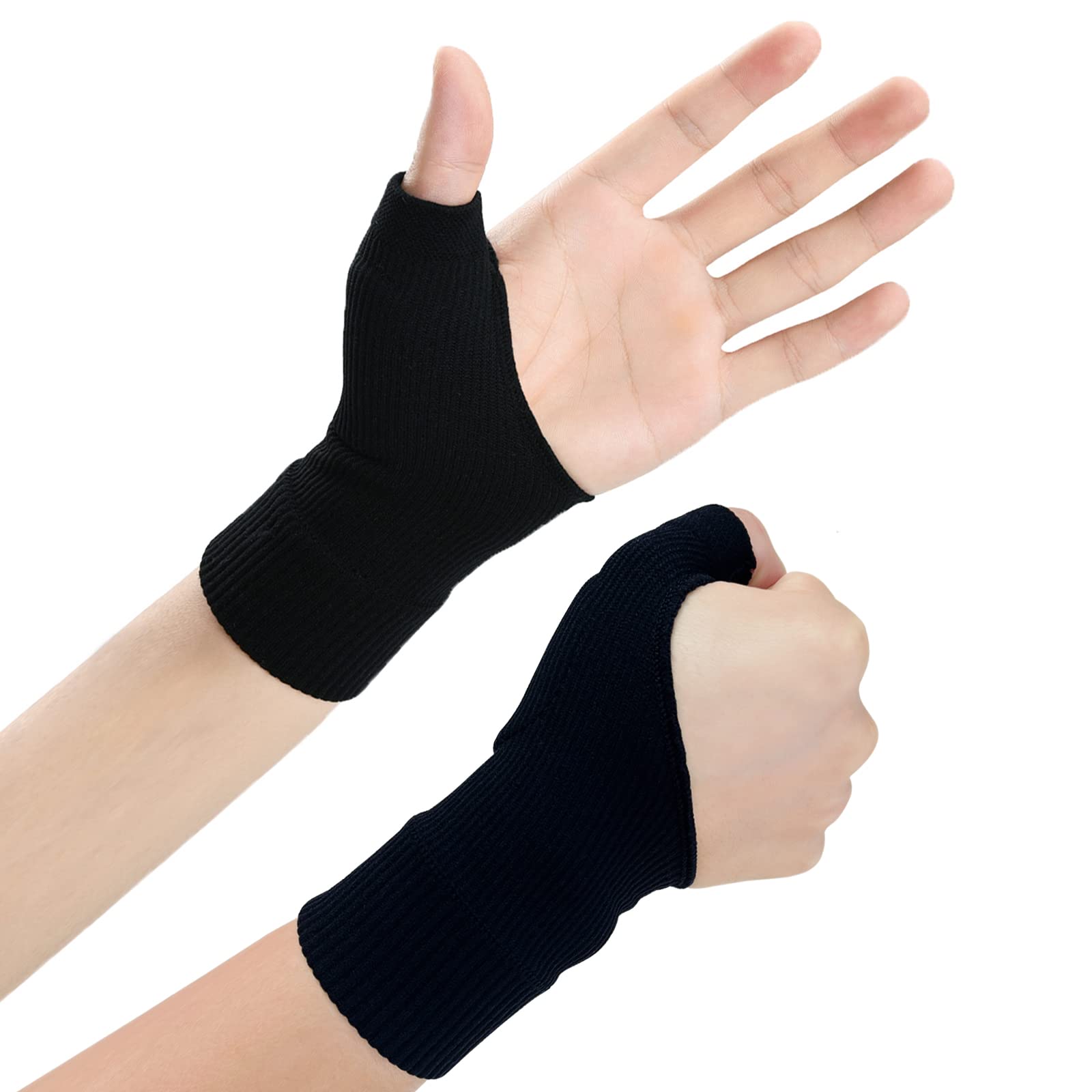 Wrist Thumb Support Compression Gloves (1 Pair) Breathable Wrist