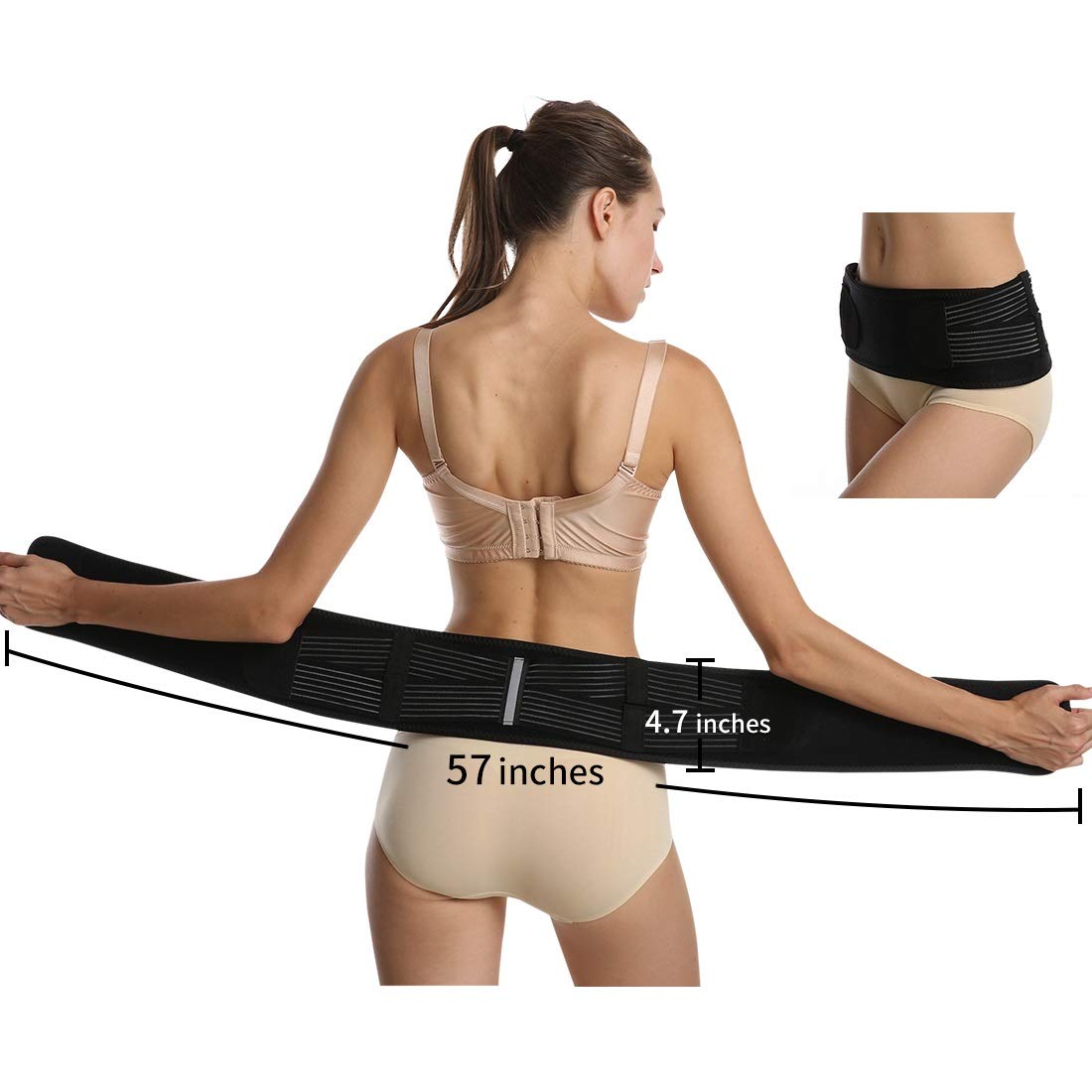 Hip‑Up Pelvis Correction Belt, Postpartum Recovery Belt Women Pelvic  Correction Belt (Skin Color) (M)