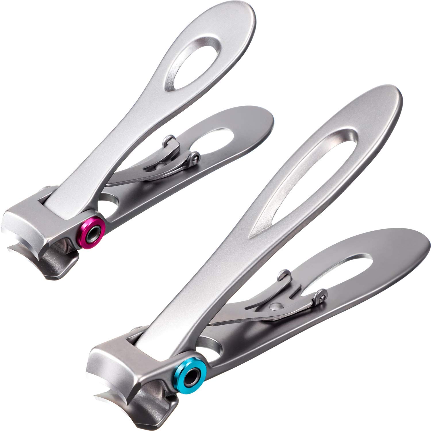 Oversized Thick Nail Clippers Wide Jaw Nail Cutter for Thick Toenails and  Fingernails, Nail Clippers Stainless Steel Toenail Fingernail Clipper
