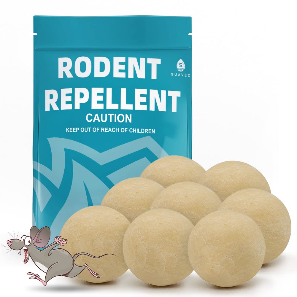 SUAVEC Rodent Repellent Mouse Repellent Peppermint Outdoor Mint