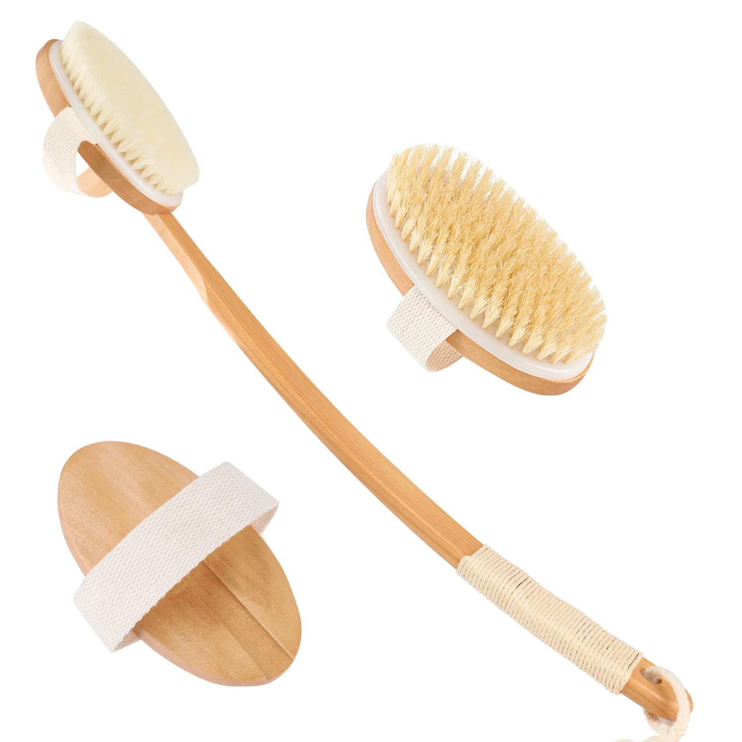 Back Scrubber for Shower Long Handle Back Brush Full Body Shower