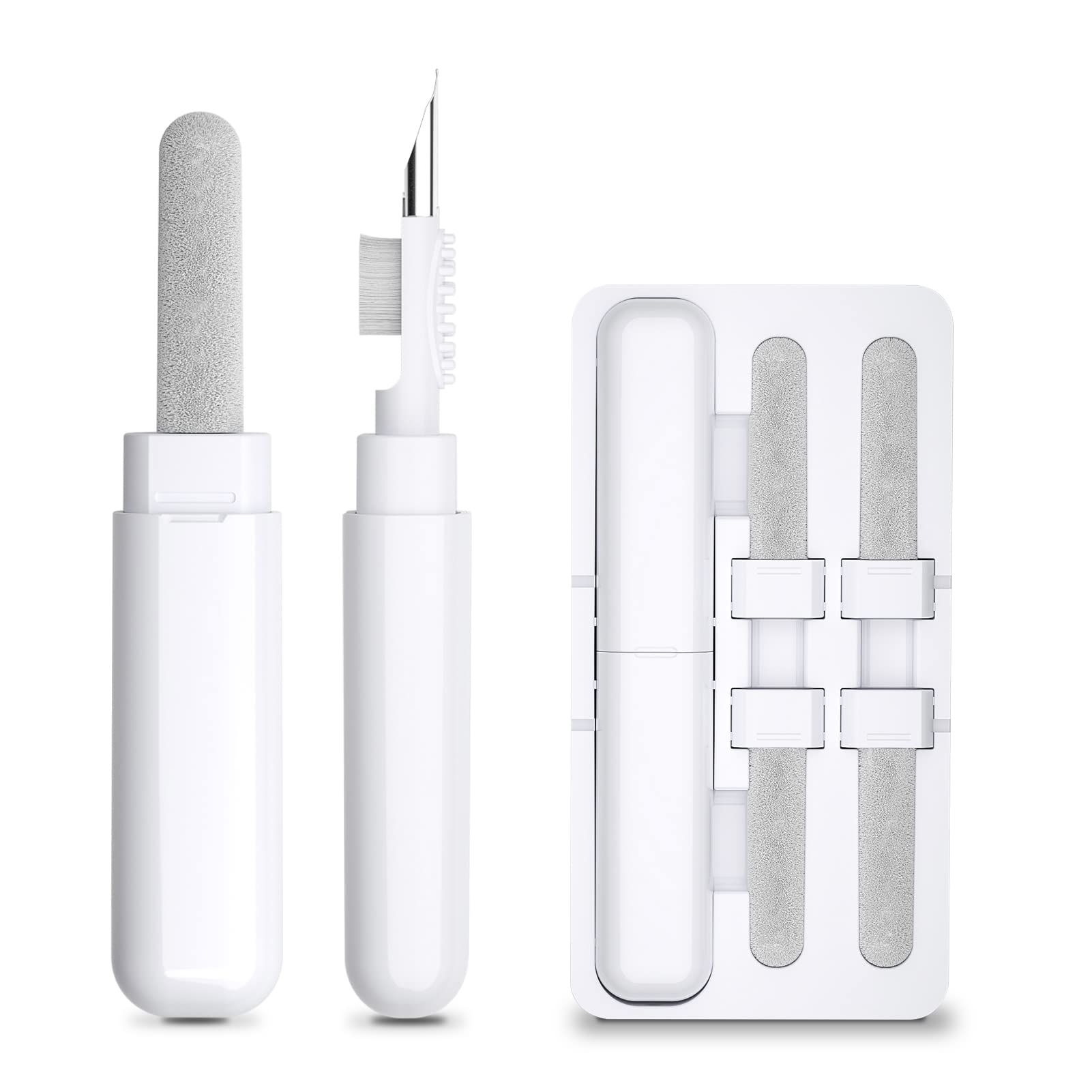 Airpod Cleaner Kit, kit 5 Herramientas de limpieza multifunción para Airpods,  Brush Pen Shape Útil para
