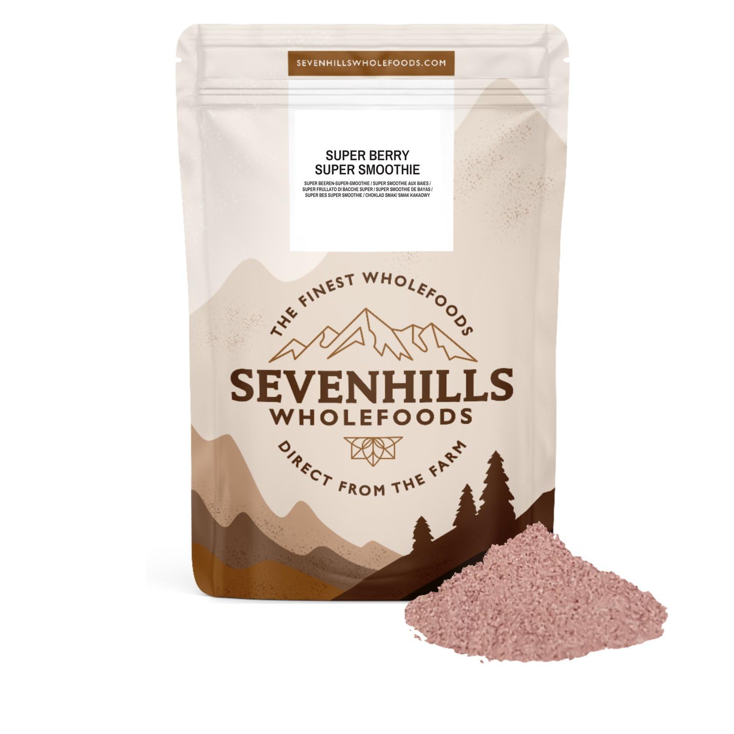 Sevenhills Wholefoods Super Berry Super Smoothie Powder Blend 400g